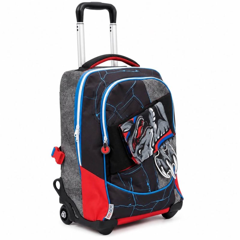 Zaino Trolley Go Pop Raptor Scuola foto