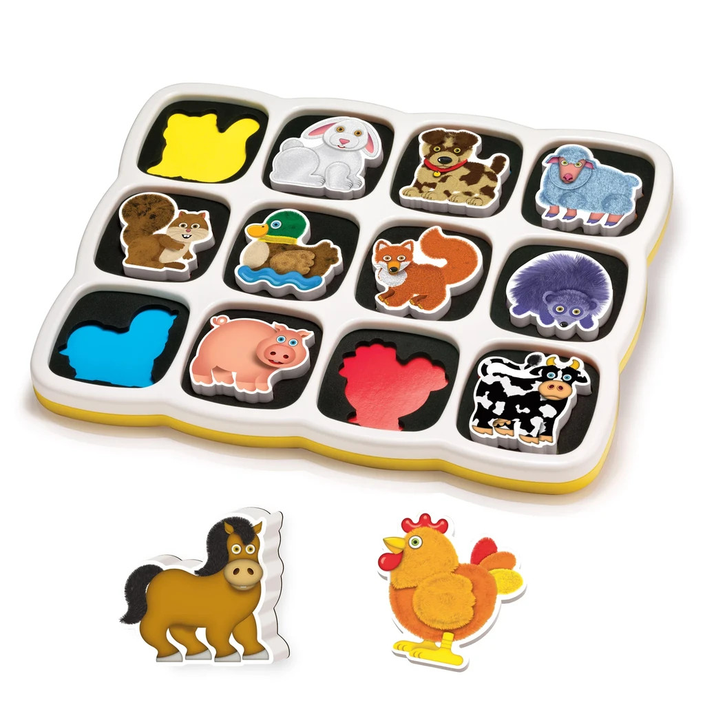 Puzzle magnetico Quercetti con animali della fattoria nelle sagome
