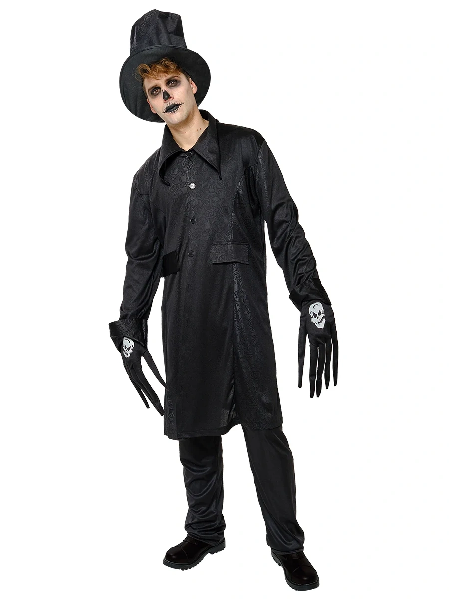 Immagine originale del costume Halloween Teschio Mani Giganti Rubie's s8856 da uomo.