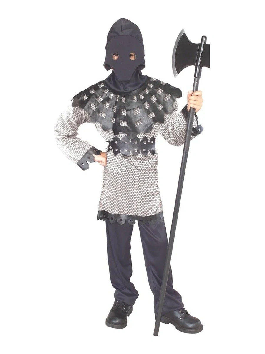 Foto originale del costume medievale Rubie’s; ascia, pantaloni e scarpe non inclusi